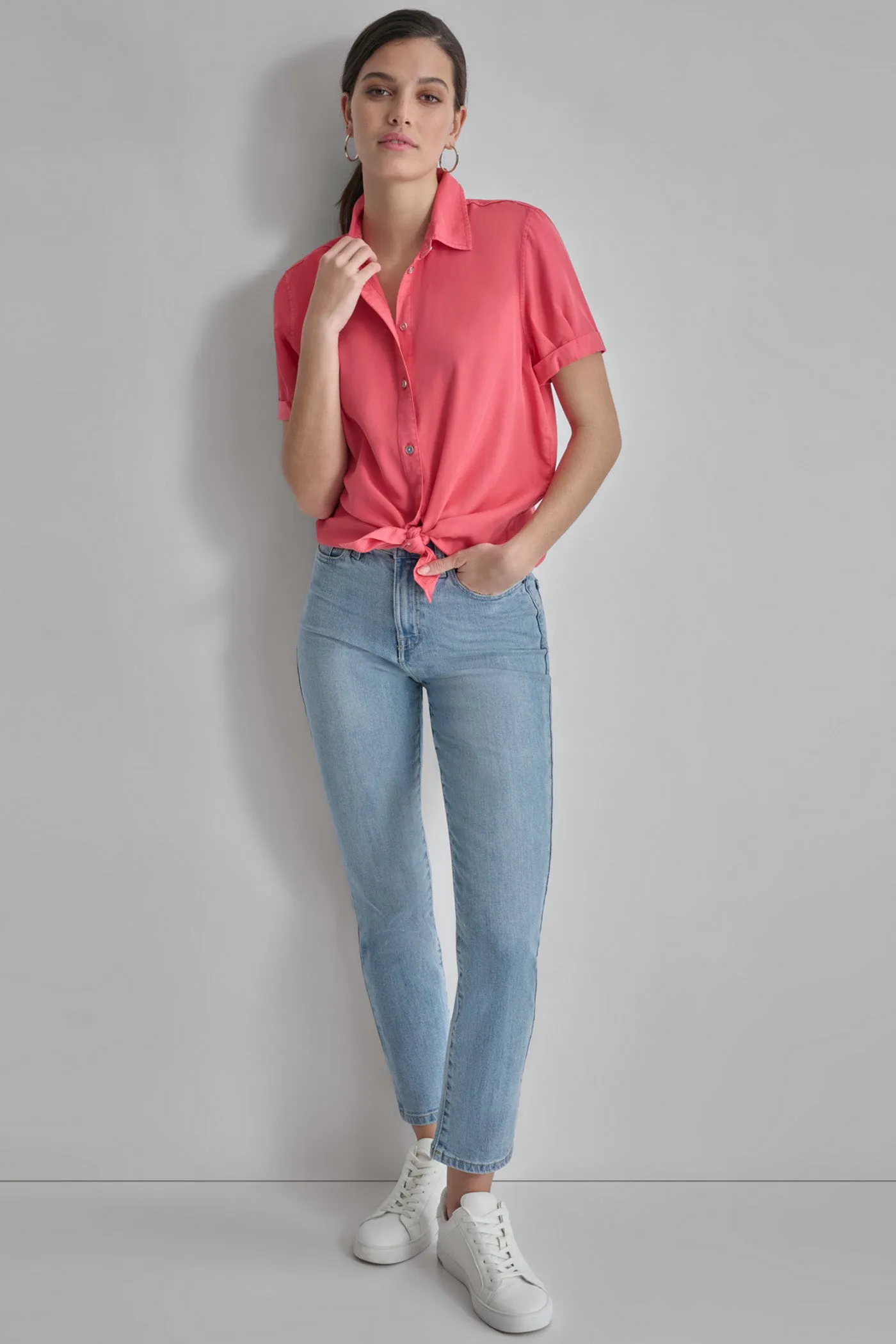 ROLLED SLEEVE SHIRT sold by DKNY product image thumbnail 3