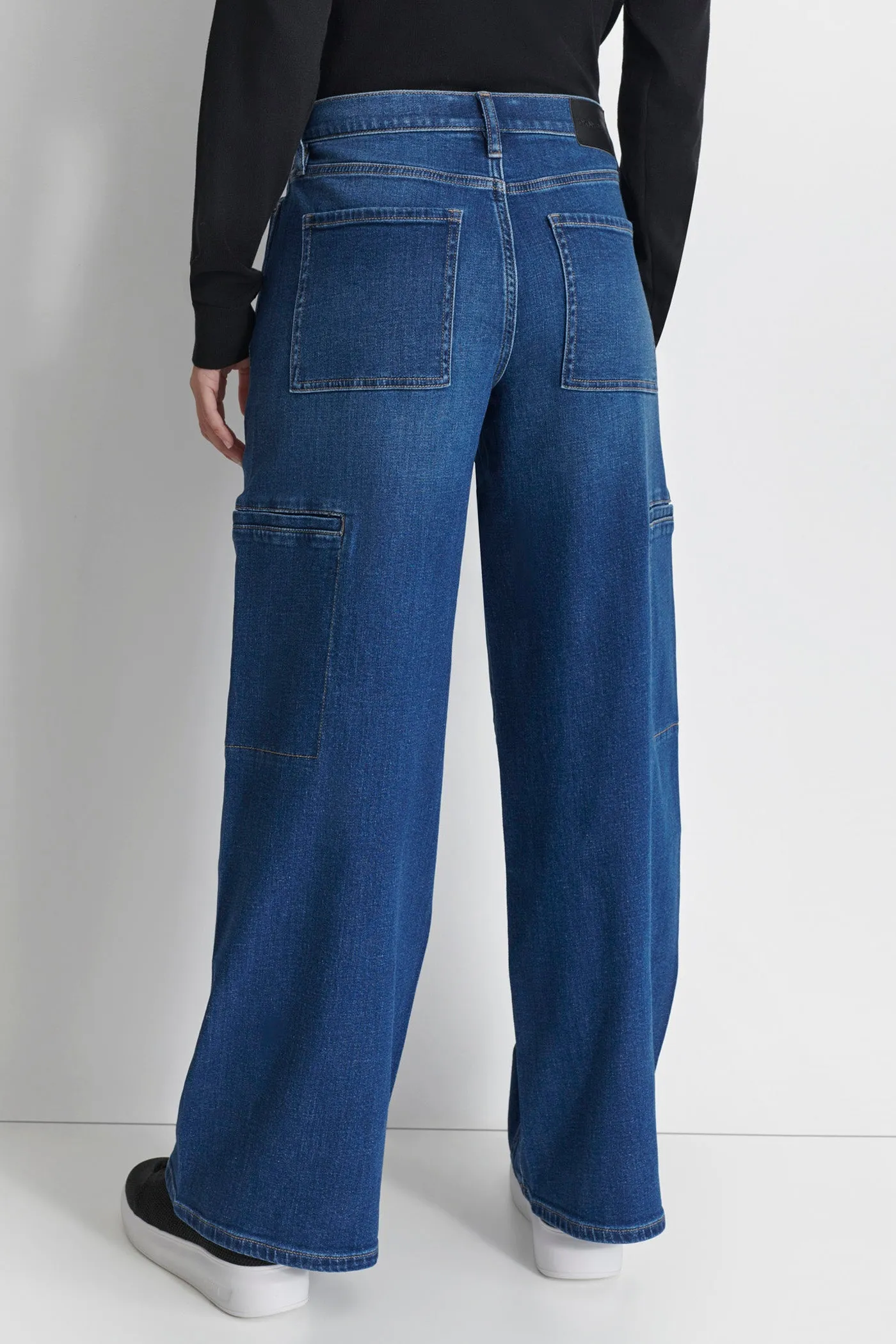 HIGH RISE WIDE LEG CLEAN CARGO sold by DKNY product image thumbnail 2