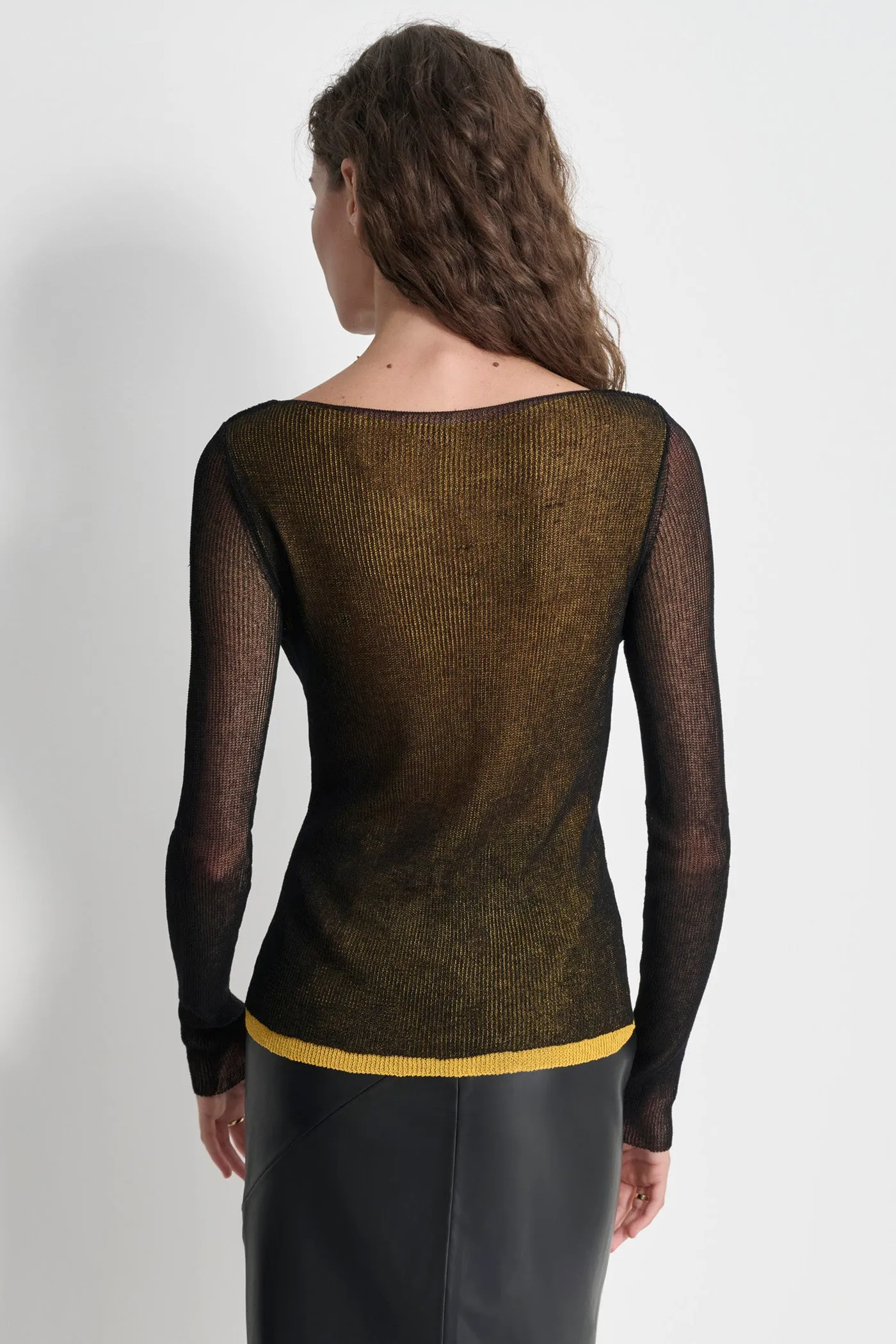 DOUBLE LAYER KNIT TOP sold by DKNY product image thumbnail 2