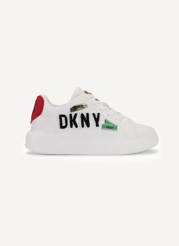 JEWEL CITY SIGNS LACE UP SNEAKER sold by DKNY