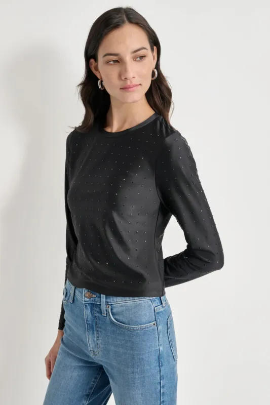 Studded Long Sleeve Top sold by DKNY
