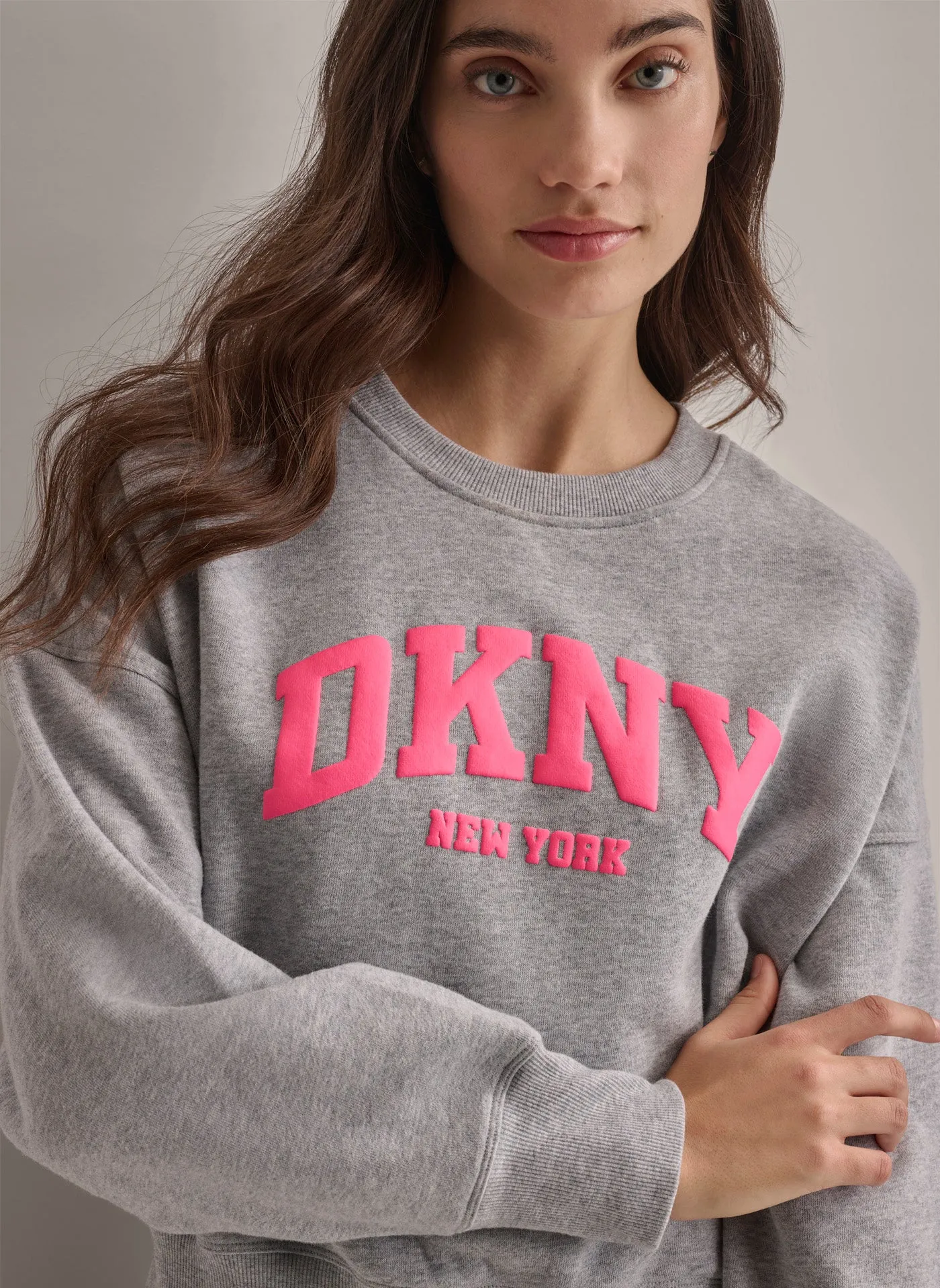 VARSITY PUFF LOGO PULLOVER sold by DKNY product image thumbnail 5
