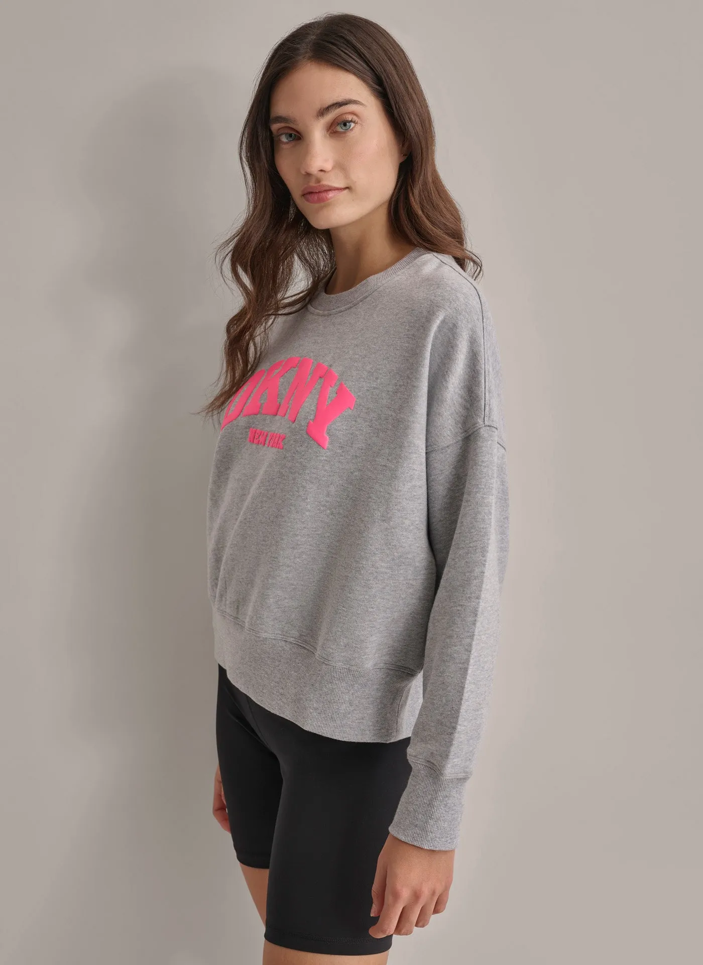 VARSITY PUFF LOGO PULLOVER sold by DKNY product image thumbnail 4