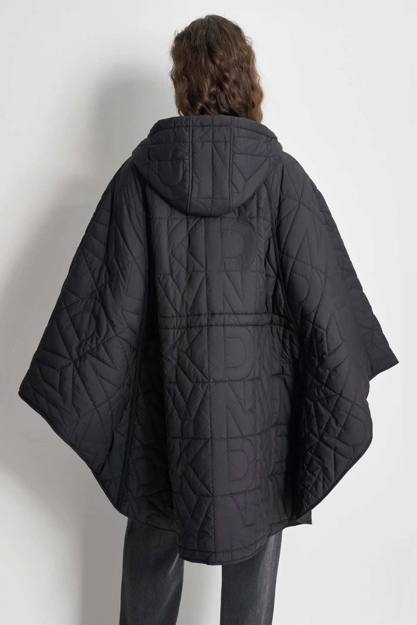 QUILTED LOGO OVERSIZED COAT sold by DKNY product image thumbnail 2
