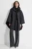 QUILTED LOGO OVERSIZED COAT sold by DKNY