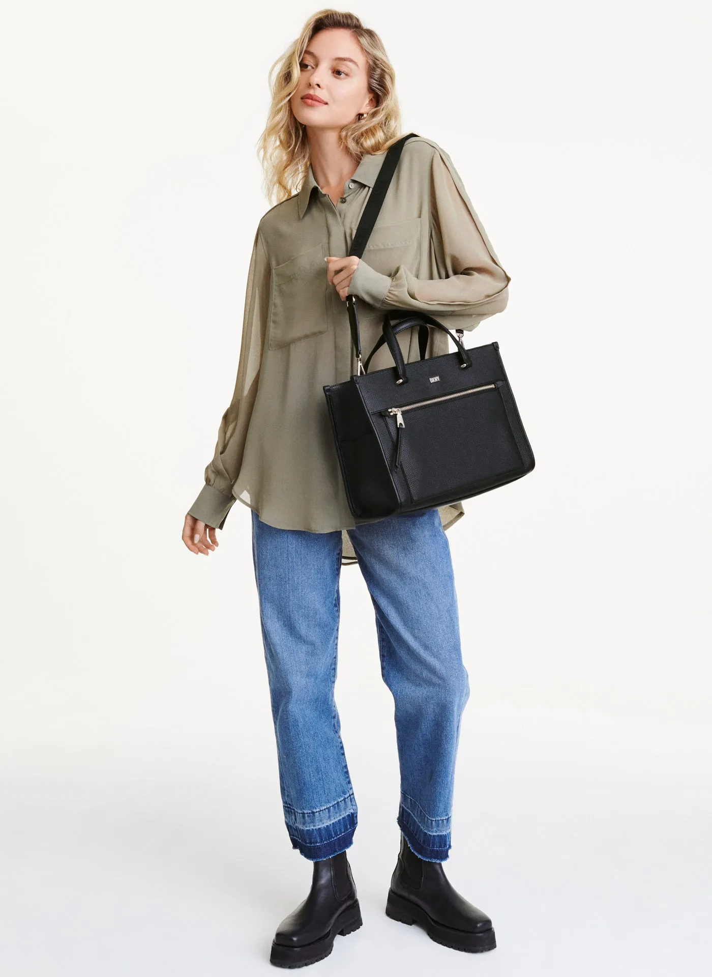 ZOIE MEDIUM TOTE BAG sold by DKNY product image thumbnail 4