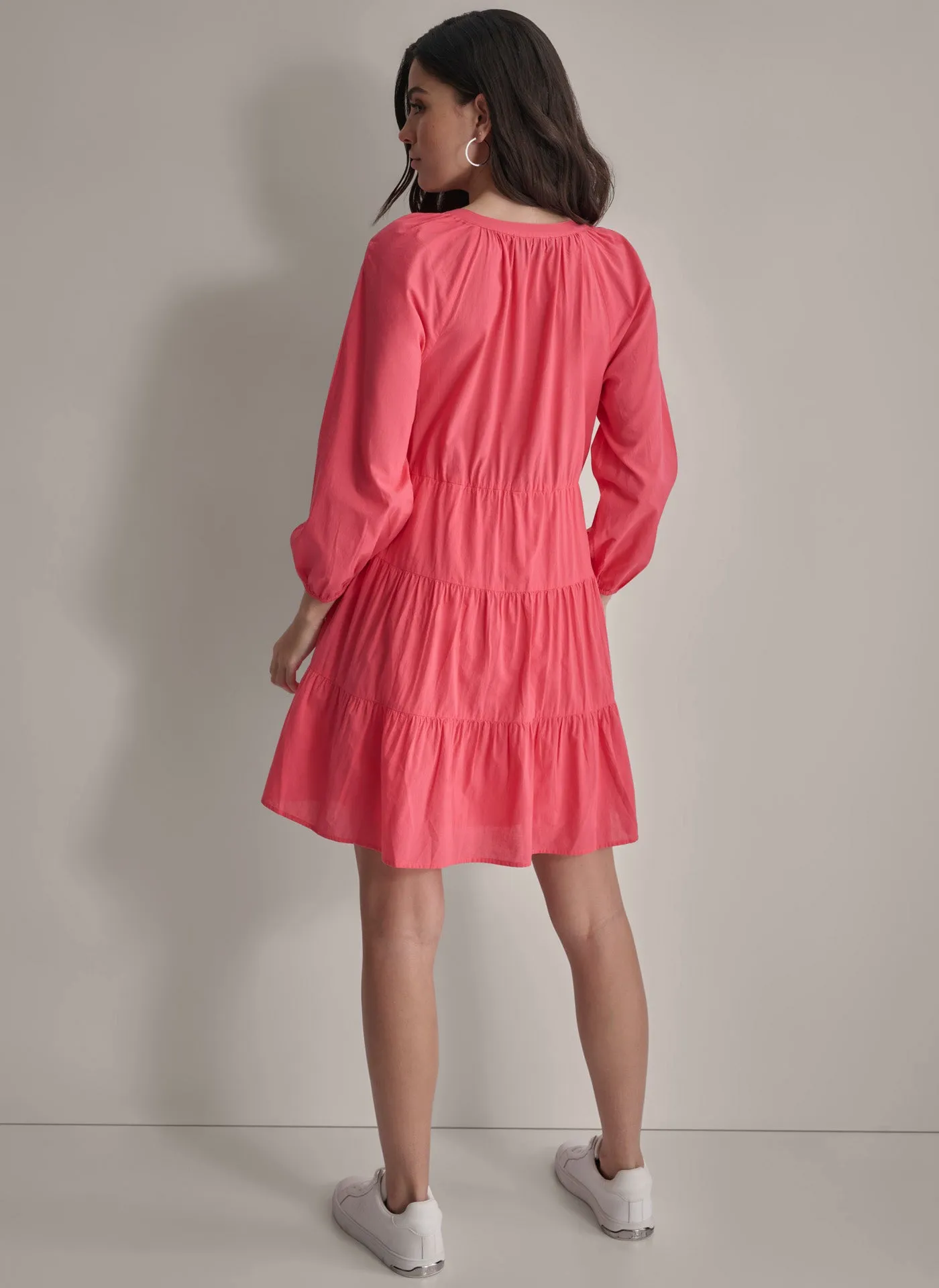 RAGLAN SLEEVE TIERED DRESS sold by DKNY product image thumbnail 2