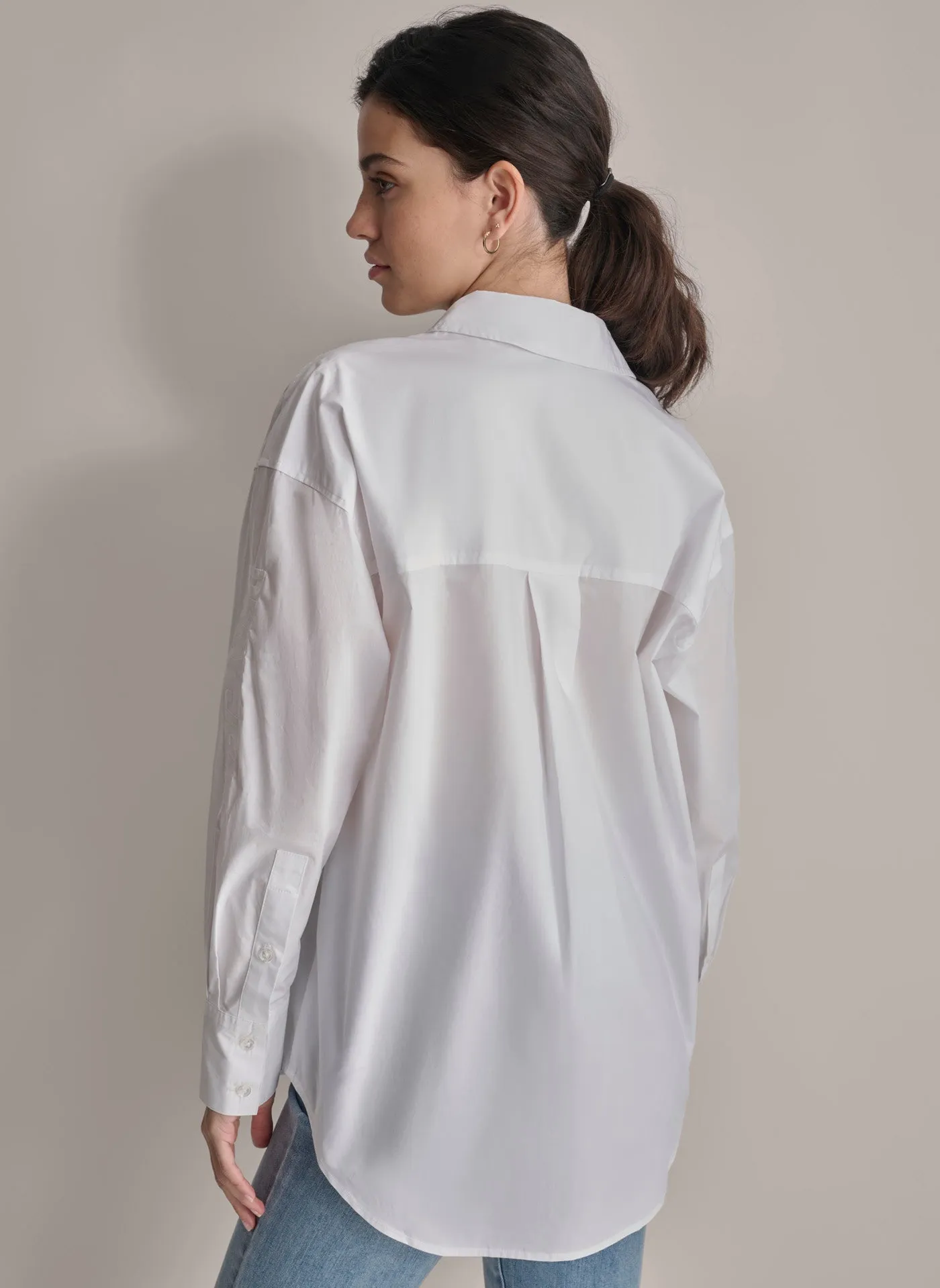 DKNY JEANS POPLIN BUTTON DOWN sold by DKNY product image thumbnail 2