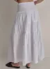 SMOCKED WAIST MIDI SKIRT sold by DKNY