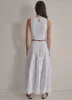 SMOCKED WAIST MIDI SKIRT sold by DKNY