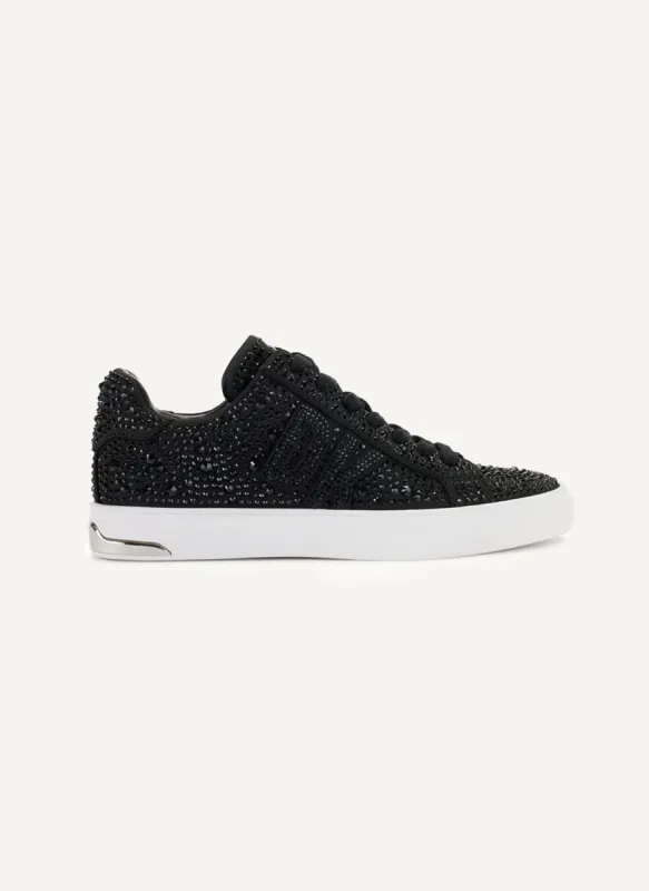 ABENI RHINESTONE LACE UP SNEAKER sold by DKNY