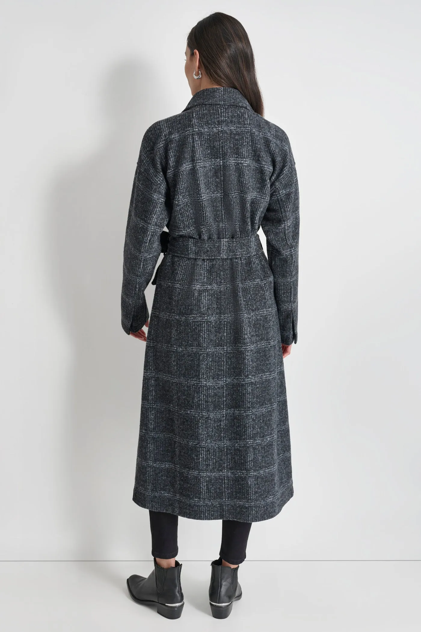 BELTED WOOL ROBE COAT sold by DKNY product image thumbnail 2