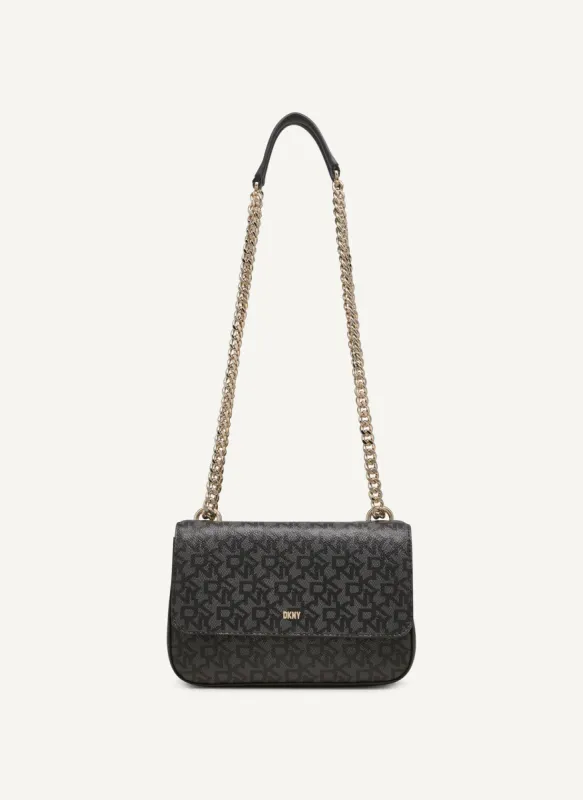 SINA SMALL FLAP SHOULDER sold by DKNY
