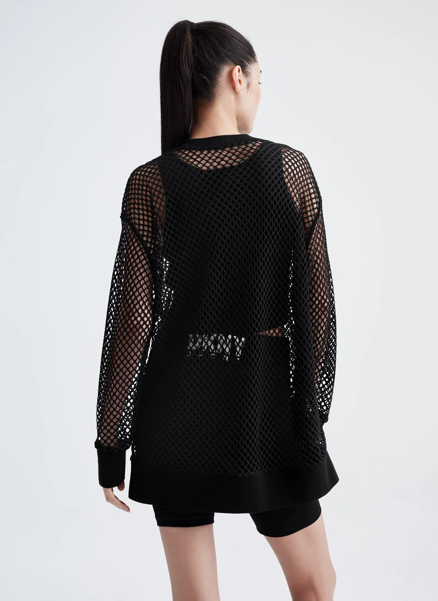 MESH LONG SLEEVE SHIRT sold by DKNY product image thumbnail 3
