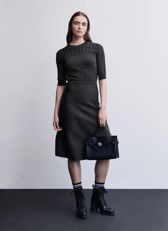 KNIT MIDI DRESS sold by DKNY