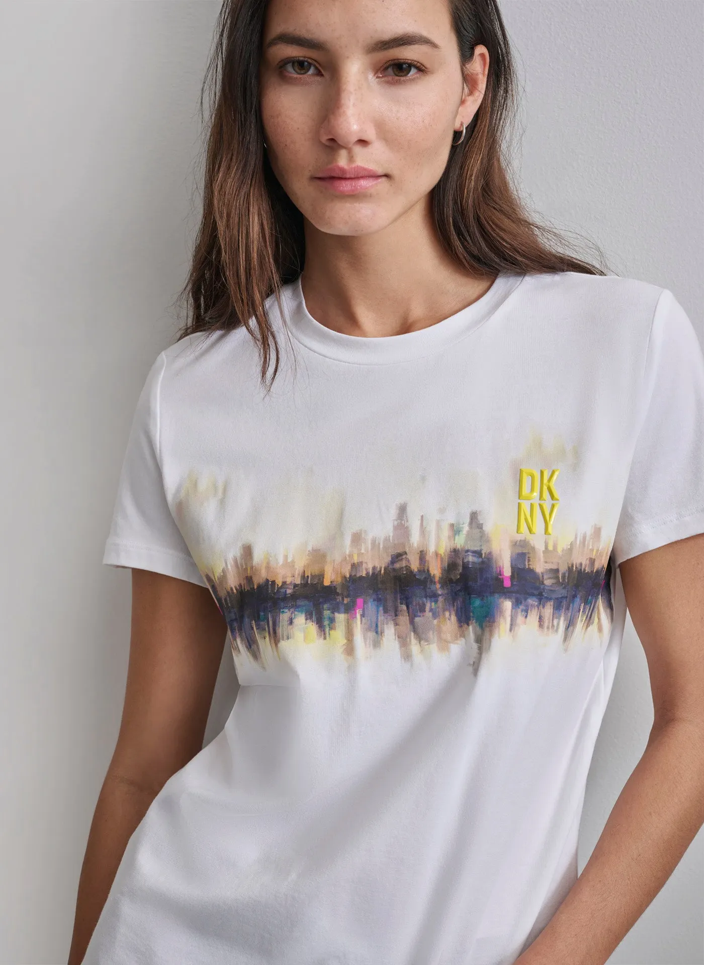 CITYSCAPE LOGO TEE sold by DKNY product image thumbnail 3