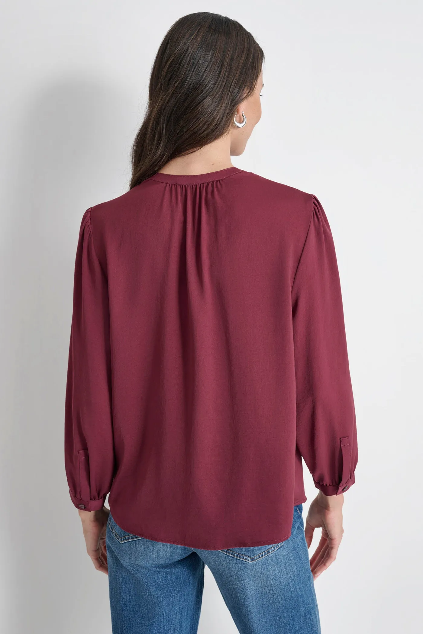JEWEL NECKLINE BUTTON HENLEY sold by DKNY product image thumbnail 2