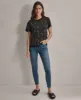 SCATTERED DOME STUDS BOXY TEE sold by DKNY