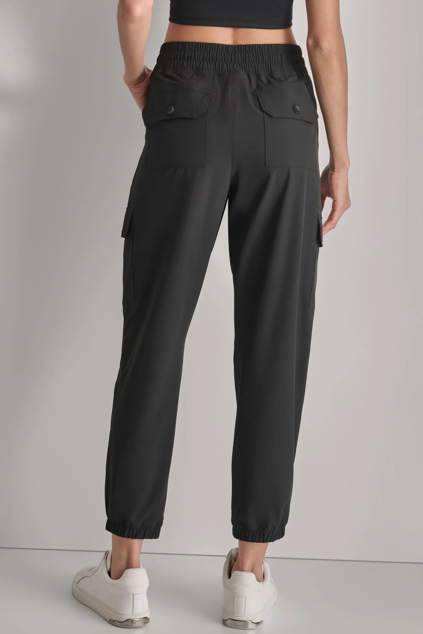 CROPPED HIGH-RISE CARGO JOGGER sold by DKNY product image thumbnail 2