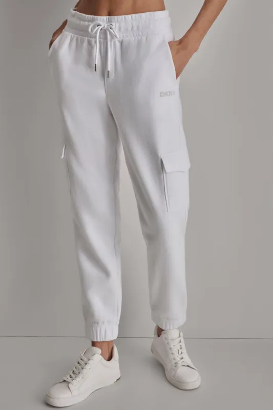 MINI STUD LOGO JOGGER WITH CARGO POCKETS sold by DKNY