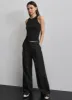EYELET WIDE LEG TROUSER sold by DKNY