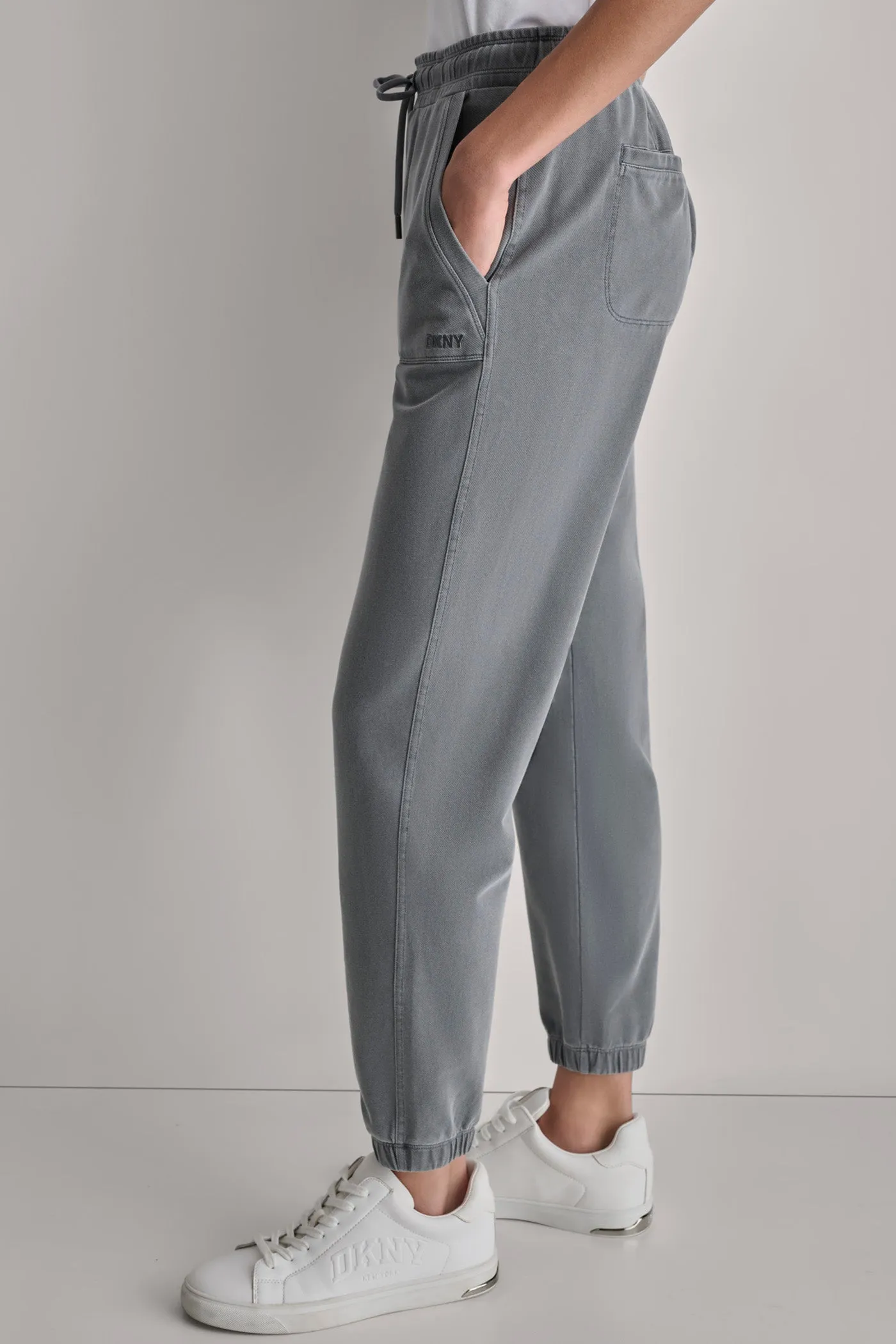 SMOCKED WAISTBAND JOGGER sold by DKNY product image thumbnail 4
