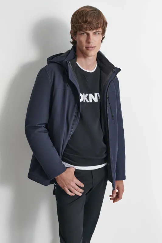 3-IN-1 SOFT SHELL JACKET sold by DKNY