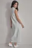 SLEEVELESS DENIM MAXI SHIRT DRESS sold by DKNY
