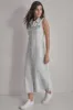 SLEEVELESS DENIM MAXI SHIRT DRESS sold by DKNY