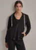 TWO TONE LOGO DRAWCORD HOODIE sold by DKNY