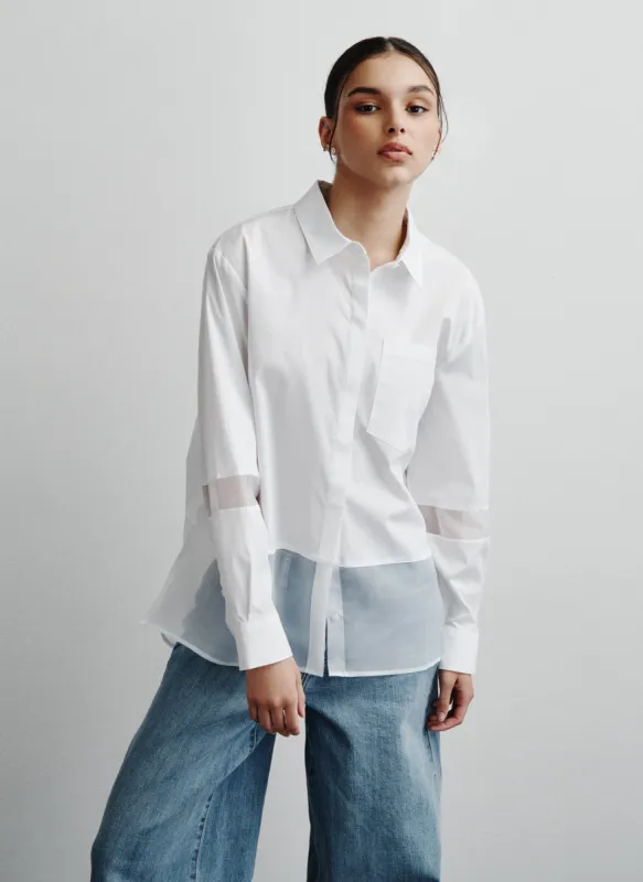 MIX MEDIA BUTTON DOWN sold by DKNY