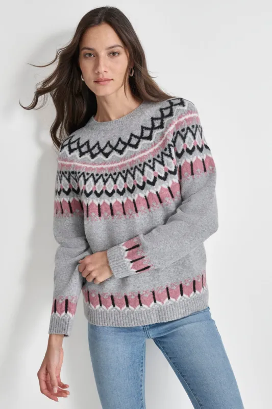 FAIR ISLE SWEATER sold by DKNY