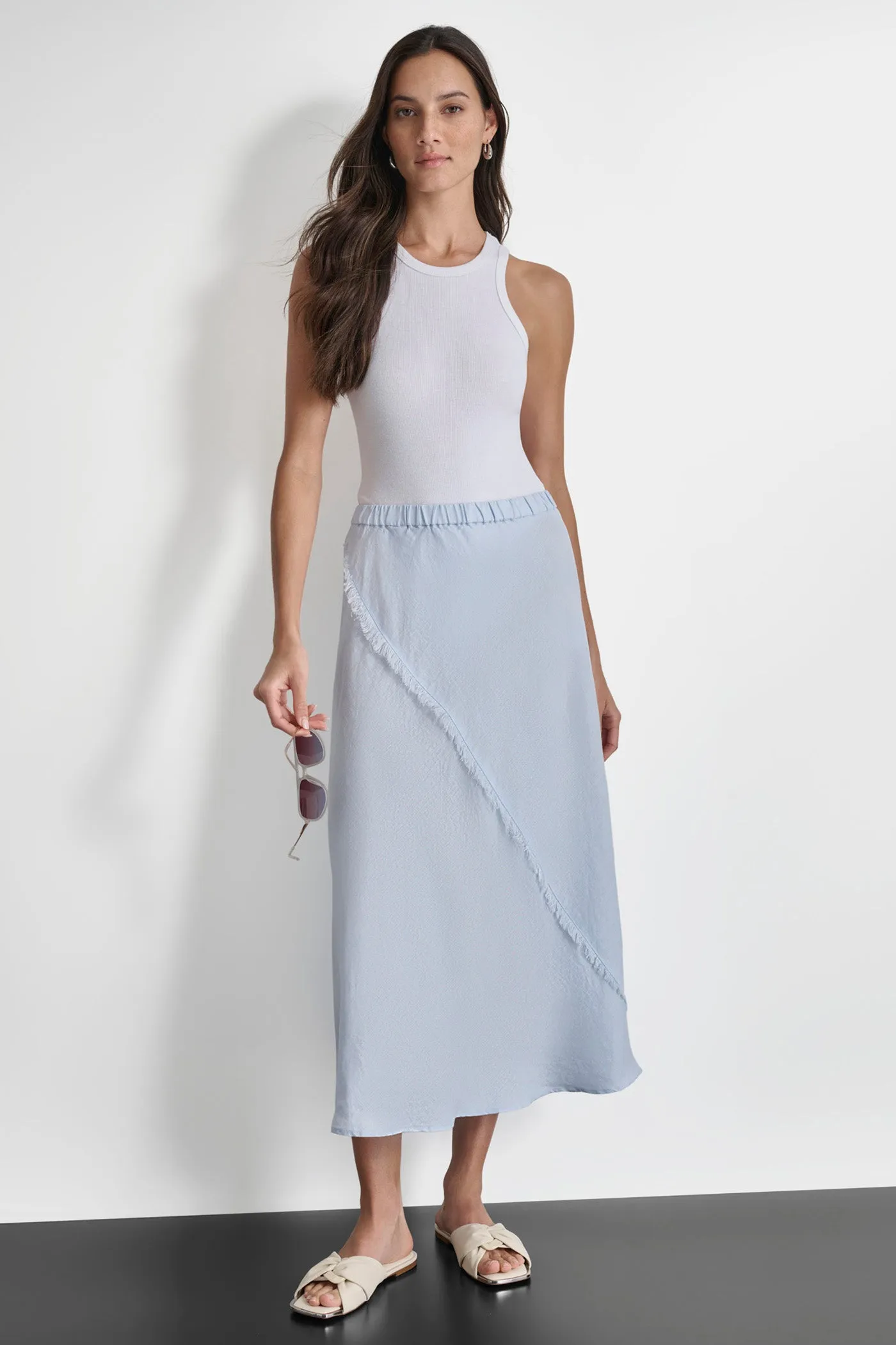 PULL ON LINEN SKIRT sold by DKNY product image thumbnail 3