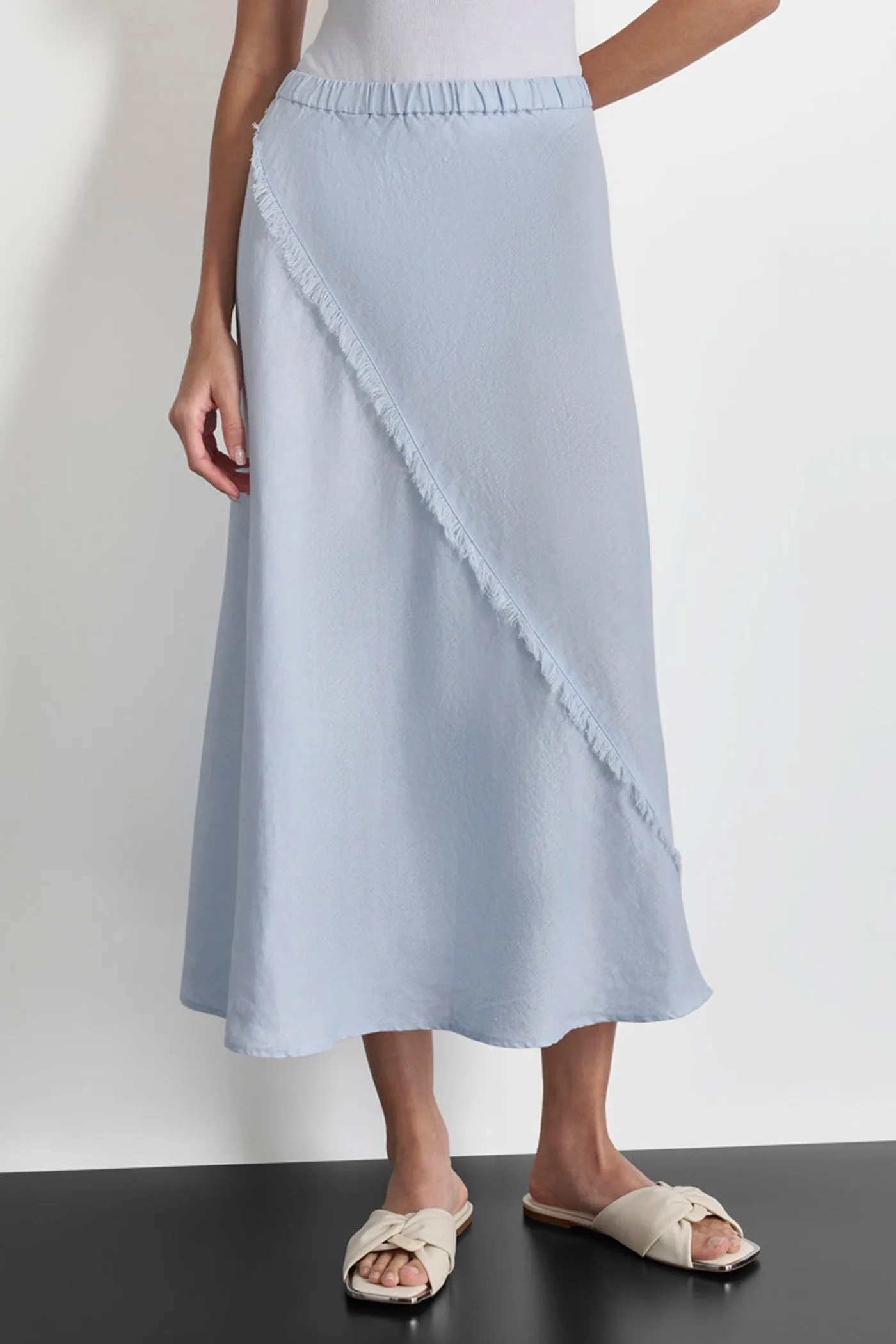 PULL ON LINEN SKIRT sold by DKNY