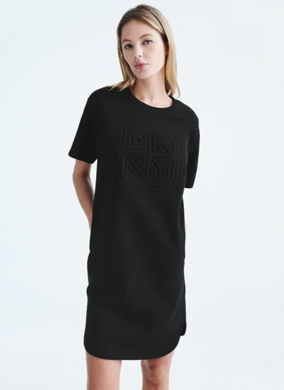 EMBOSSED T SHIRT DRESS sold by DKNY