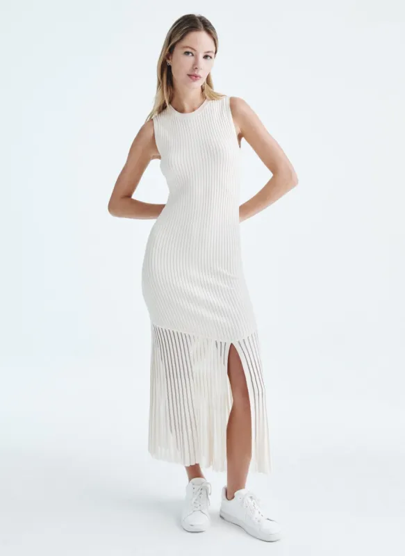 RIBBED KNIT MAXI DRESS sold by DKNY