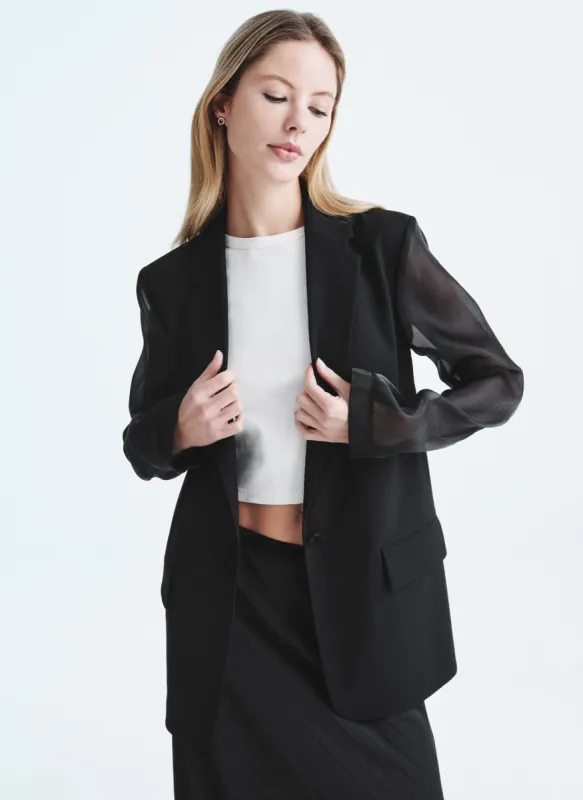 ONE BUTTON BLAZER sold by DKNY