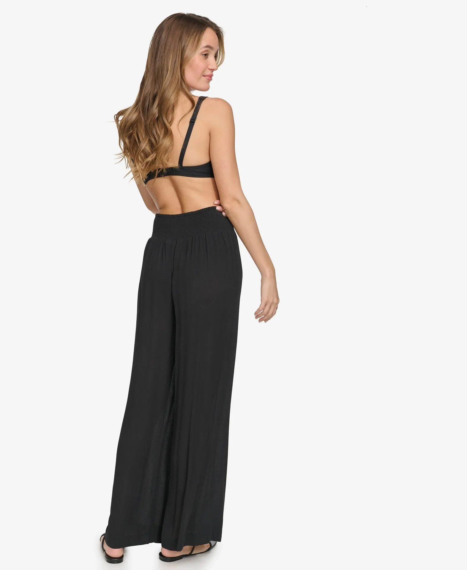 SUMMER GAUZE WIDE-LEG BEACH PANT sold by DKNY product image thumbnail 5