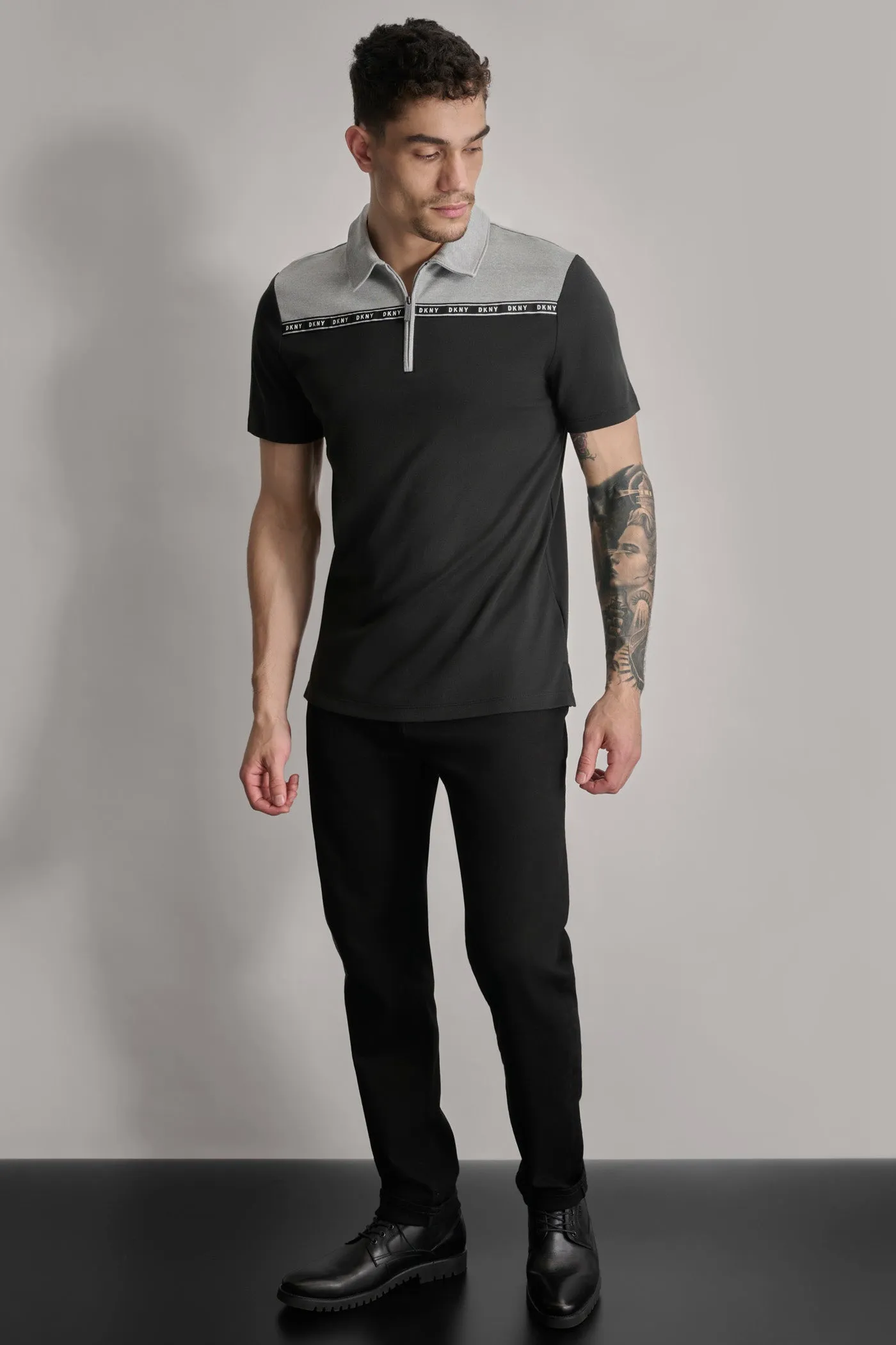ZIPPER PLACKET SPORT POLO sold by DKNY product image thumbnail 3