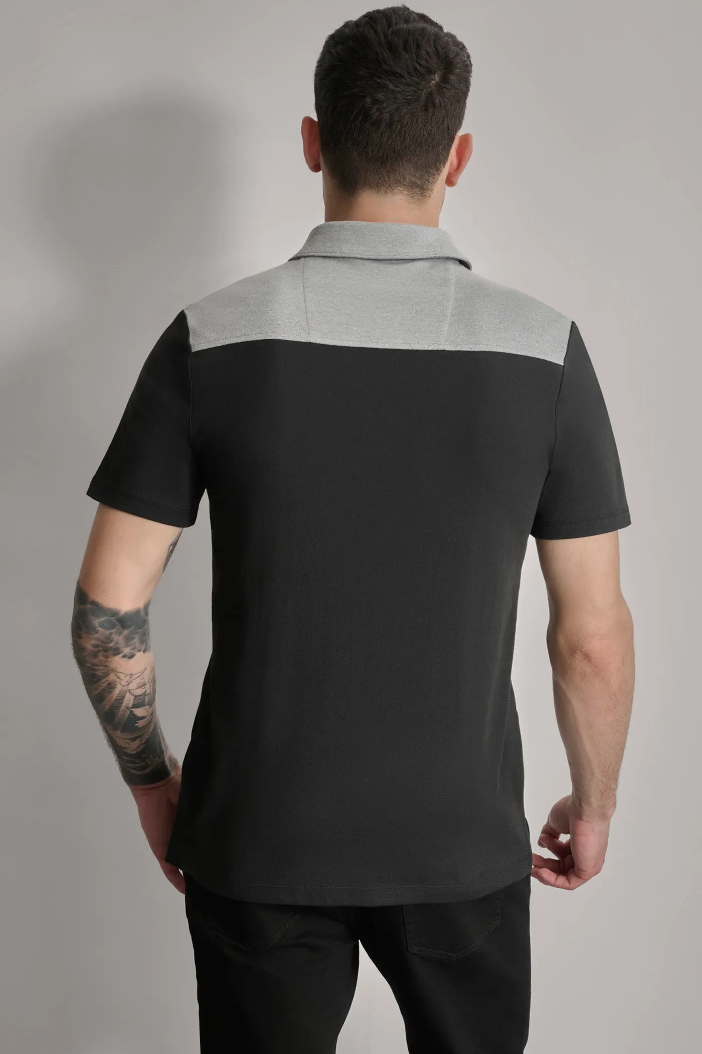 ZIPPER PLACKET SPORT POLO sold by DKNY product image thumbnail 2