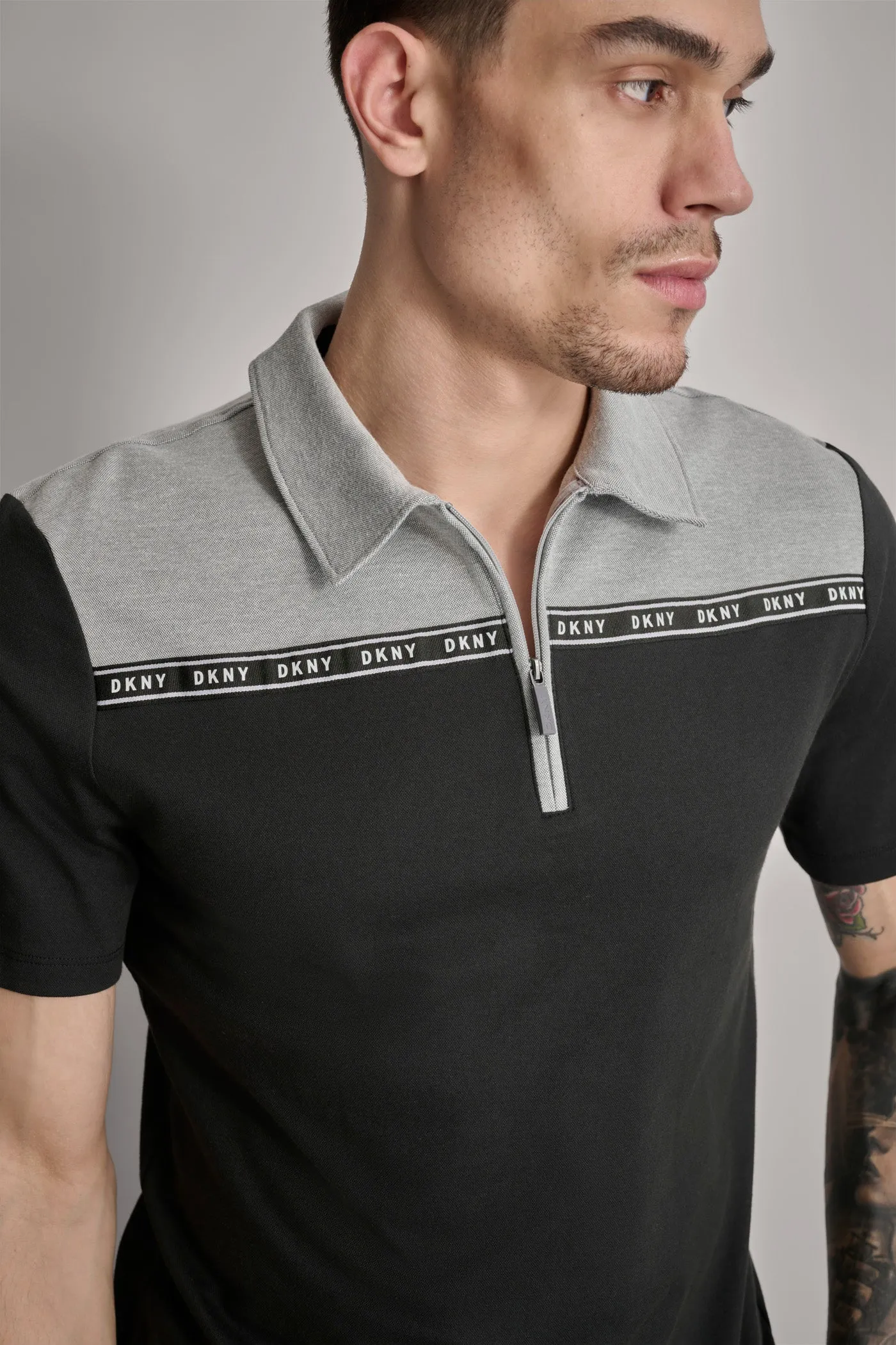 ZIPPER PLACKET SPORT POLO sold by DKNY product image thumbnail 4