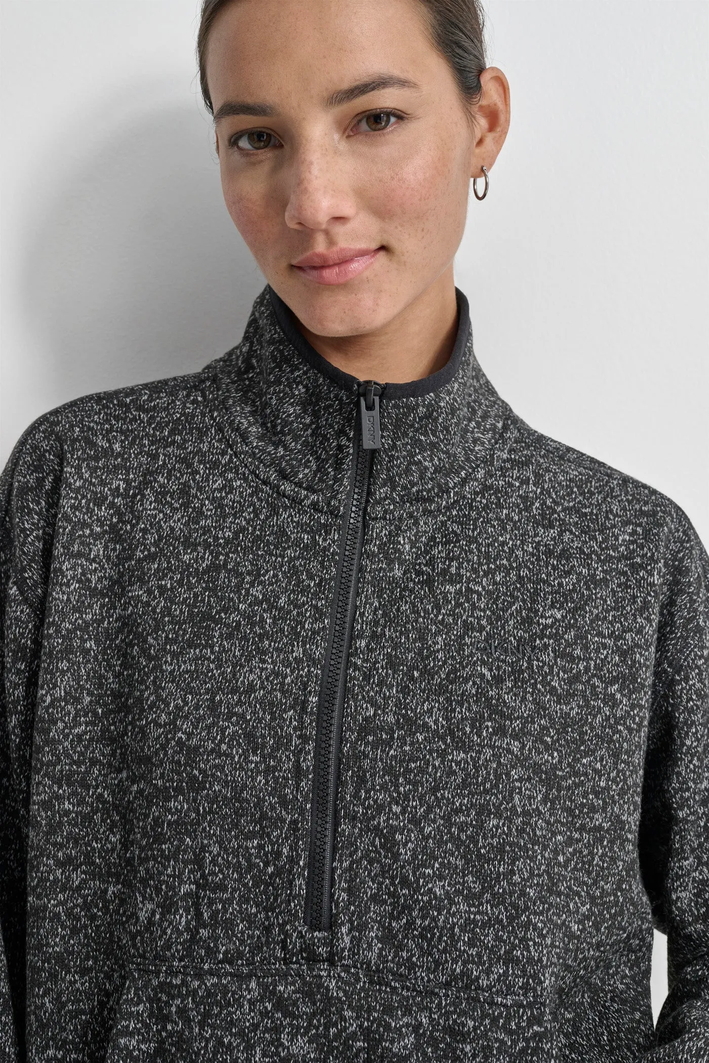 HALF ZIP FLEECE PULLOVER sold by DKNY product image thumbnail 5