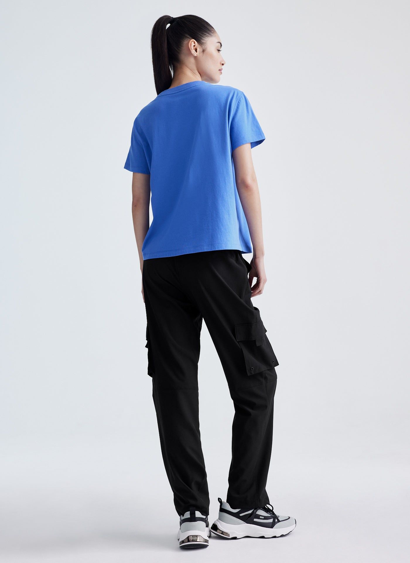 RHINESTONE STRIPE LOGO TEE sold by DKNY product image thumbnail 2