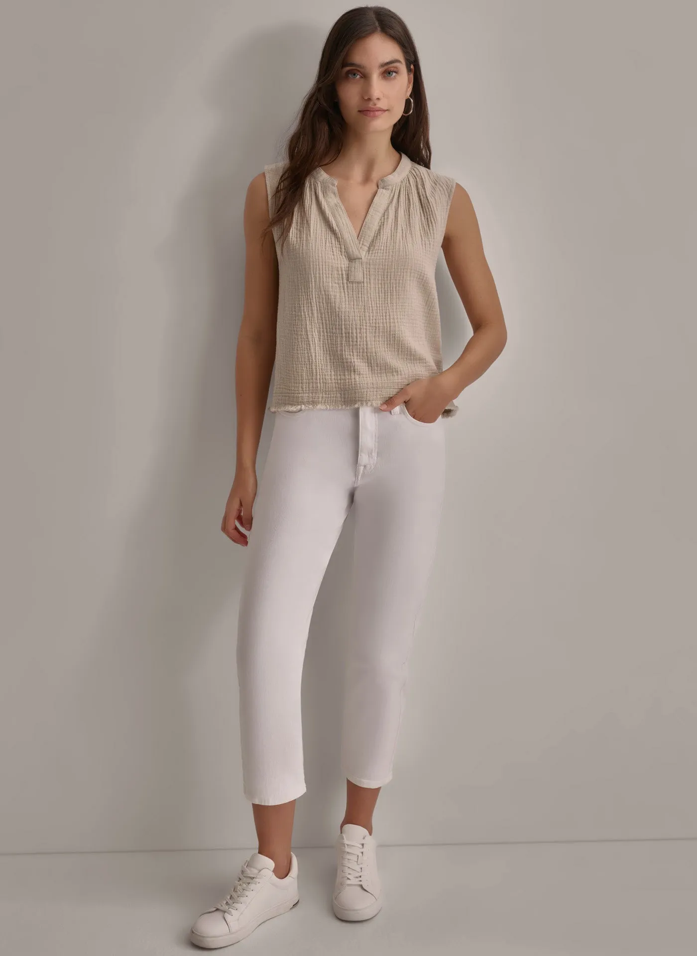 DOUBLE CREPE GAUZE SHIRT sold by DKNY product image thumbnail 3