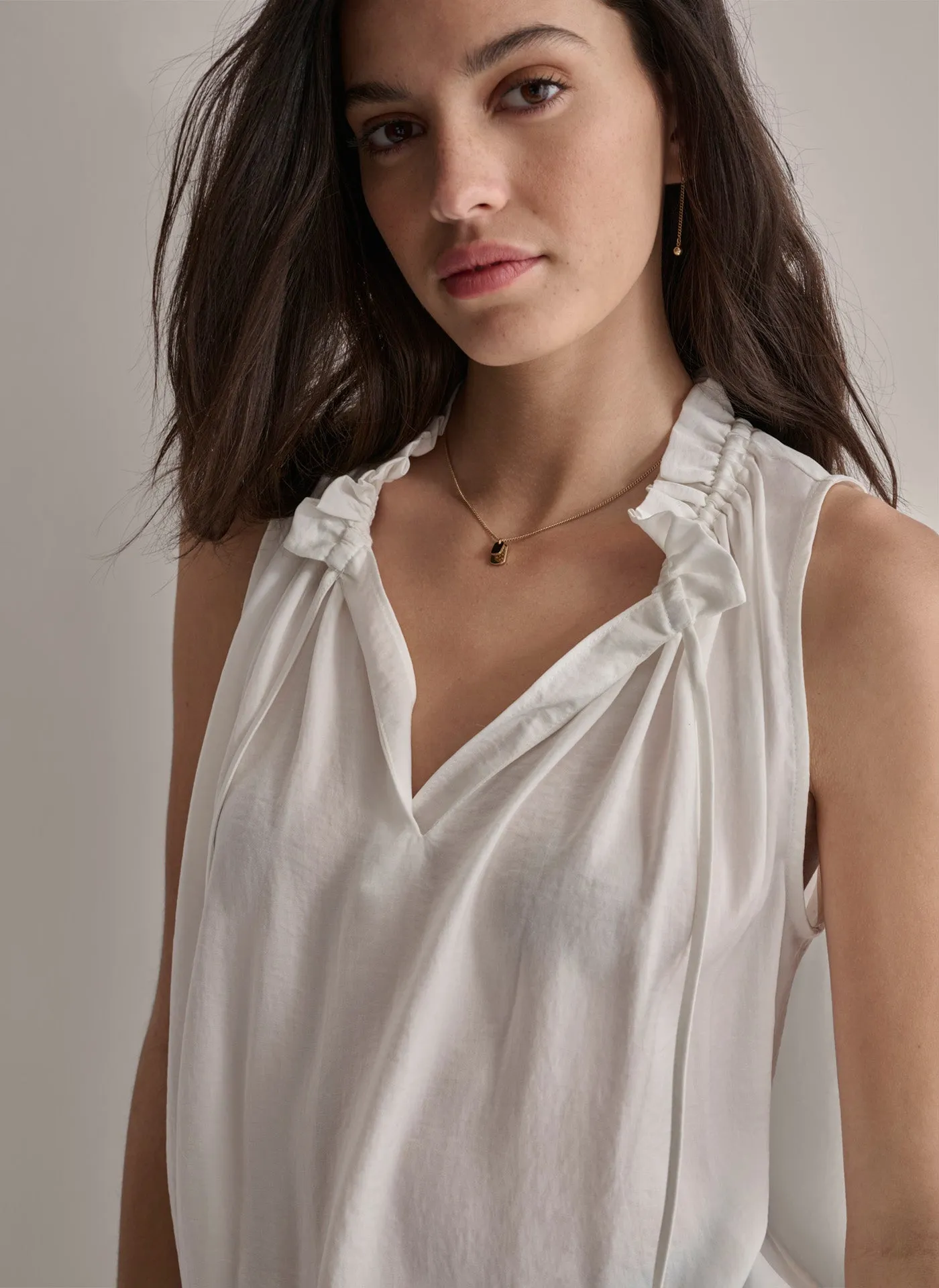 SLEEVELESS BLOUSE sold by DKNY product image thumbnail 5
