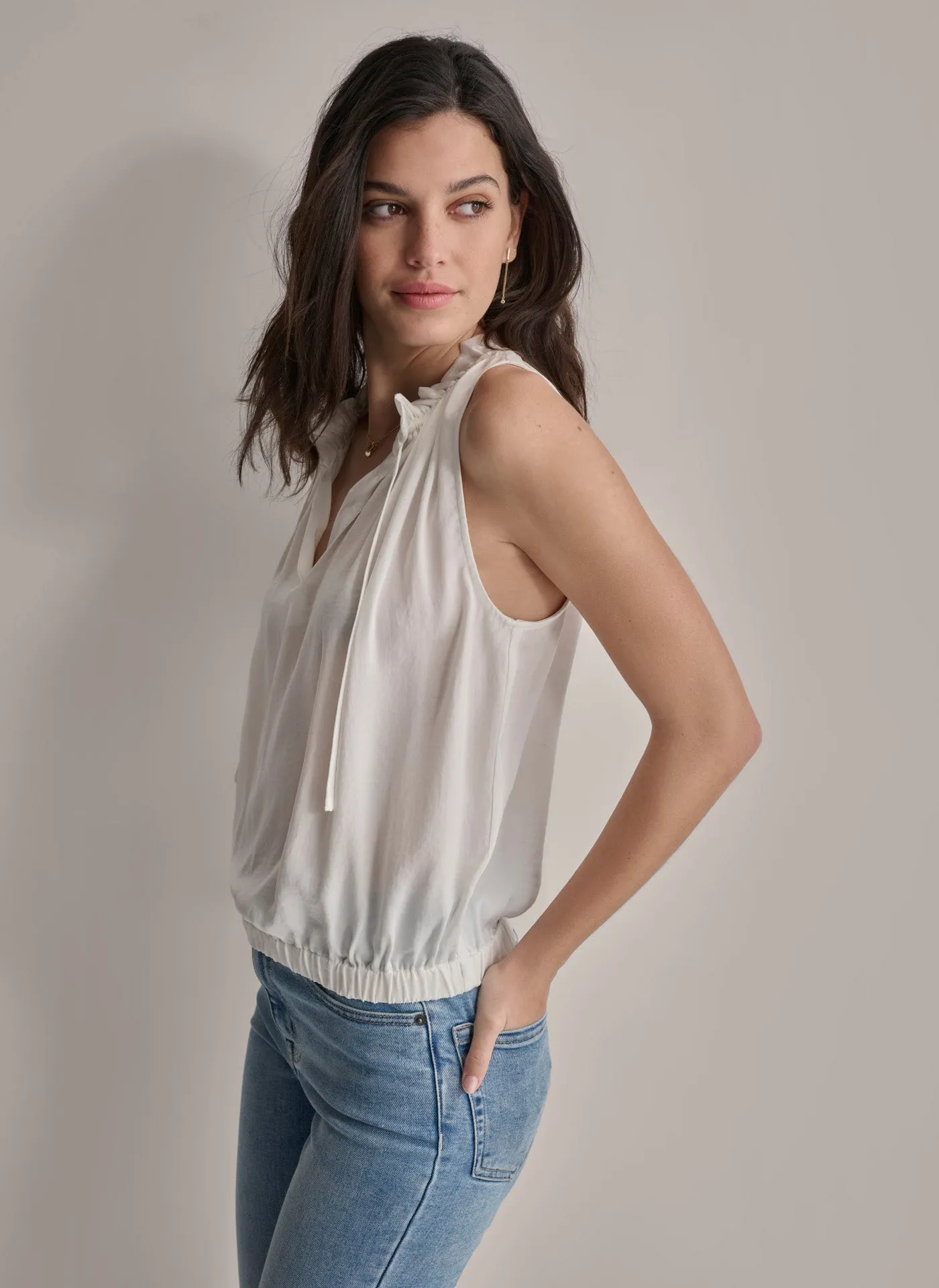 SLEEVELESS BLOUSE sold by DKNY product image thumbnail 4