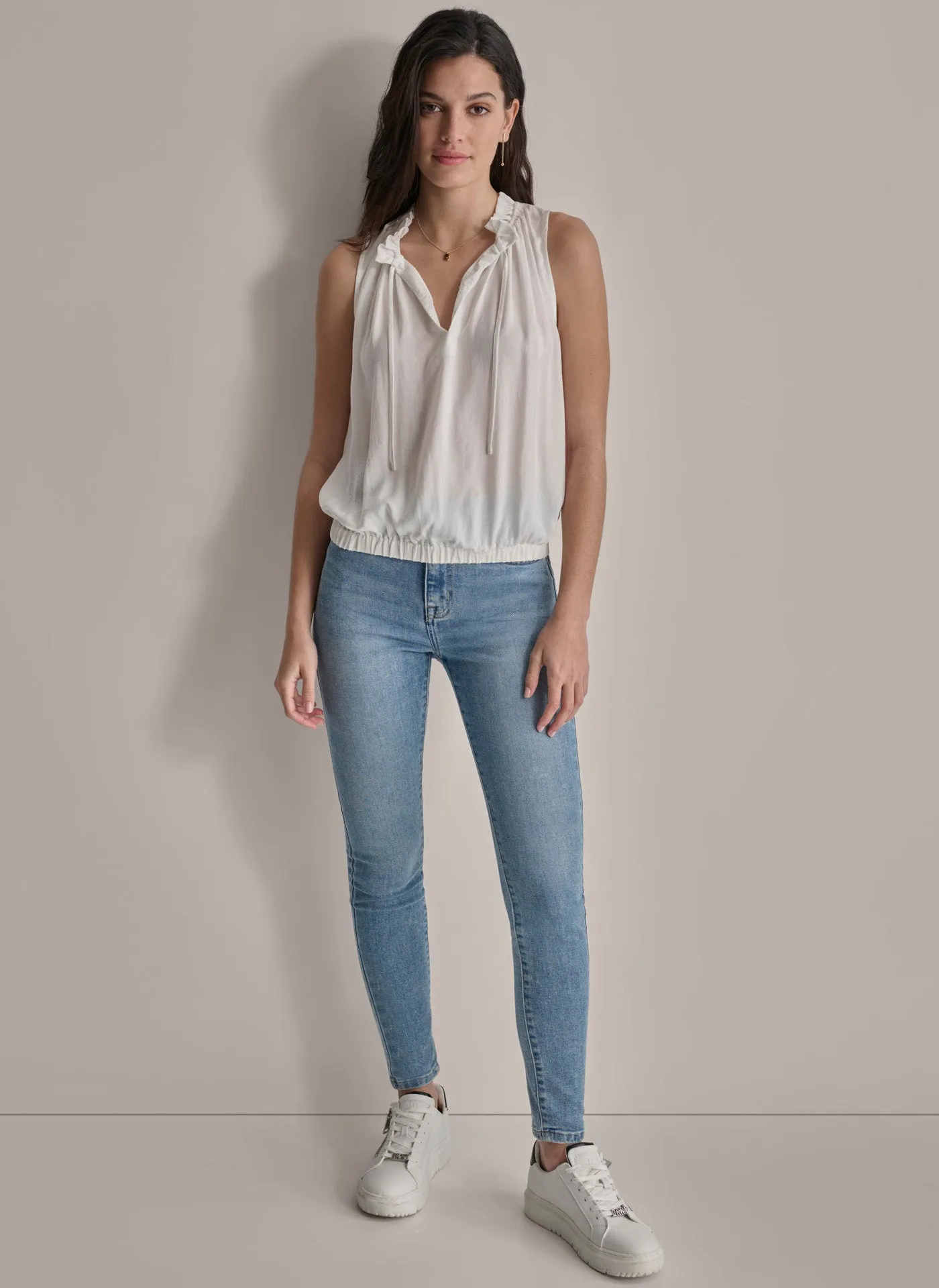 SLEEVELESS BLOUSE sold by DKNY product image thumbnail 3