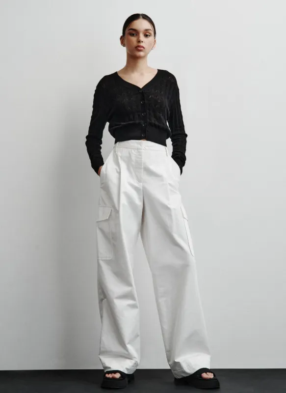 WIDE LEG CARGO TROUSER sold by DKNY