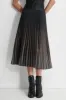 FOIL PLEATED SKIRT sold by DKNY