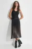 FOIL PLEATED SKIRT sold by DKNY